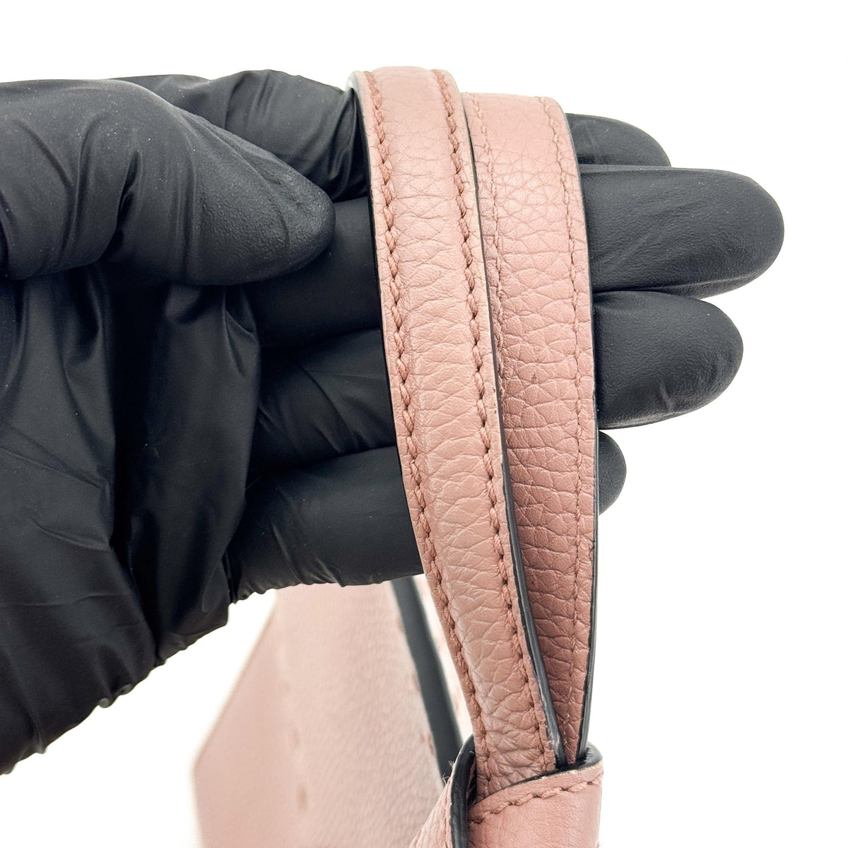 Gucci GG Marmont Mini Leather Top Handle Bag in Dash Pink