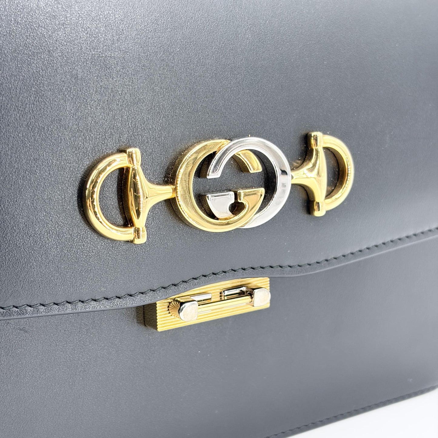 Gucci Zumi Medium Shoulder Bag Black