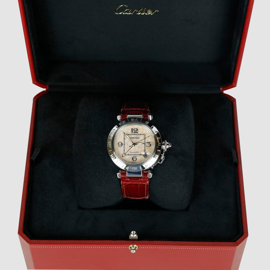 35 Mother-of-Pearl Monogram Dial Pasha Watch