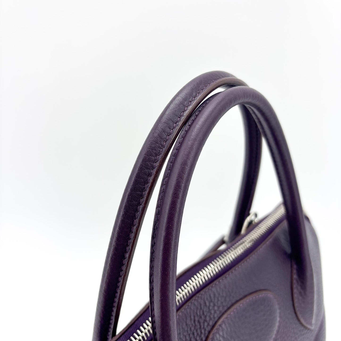 Hermès Bolide 31 Clemence Raisin Attributs Argentés