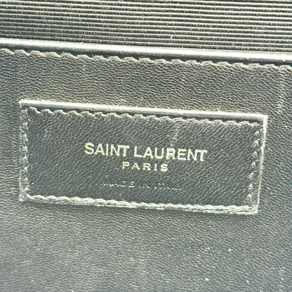 Saint Laurent Medium Sunset Crossbody Bag Black with Silver Hardware