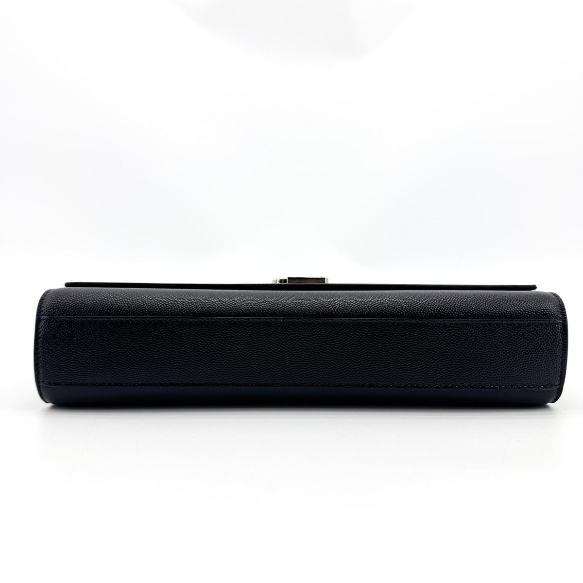 Saint Laurent Medium Sunset Crossbody Bag Black with Silver Hardware