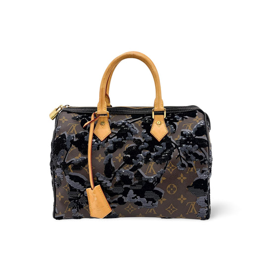 Louis Vuitton Monogram Fleur de Ges Speedy 30