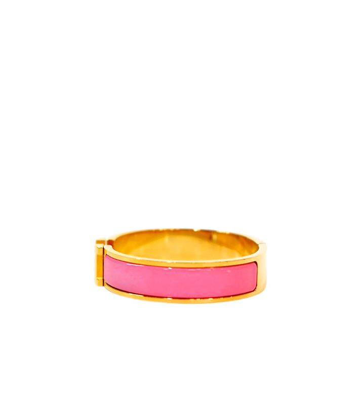Hermès Pink Clic-a-Chou Bracelet