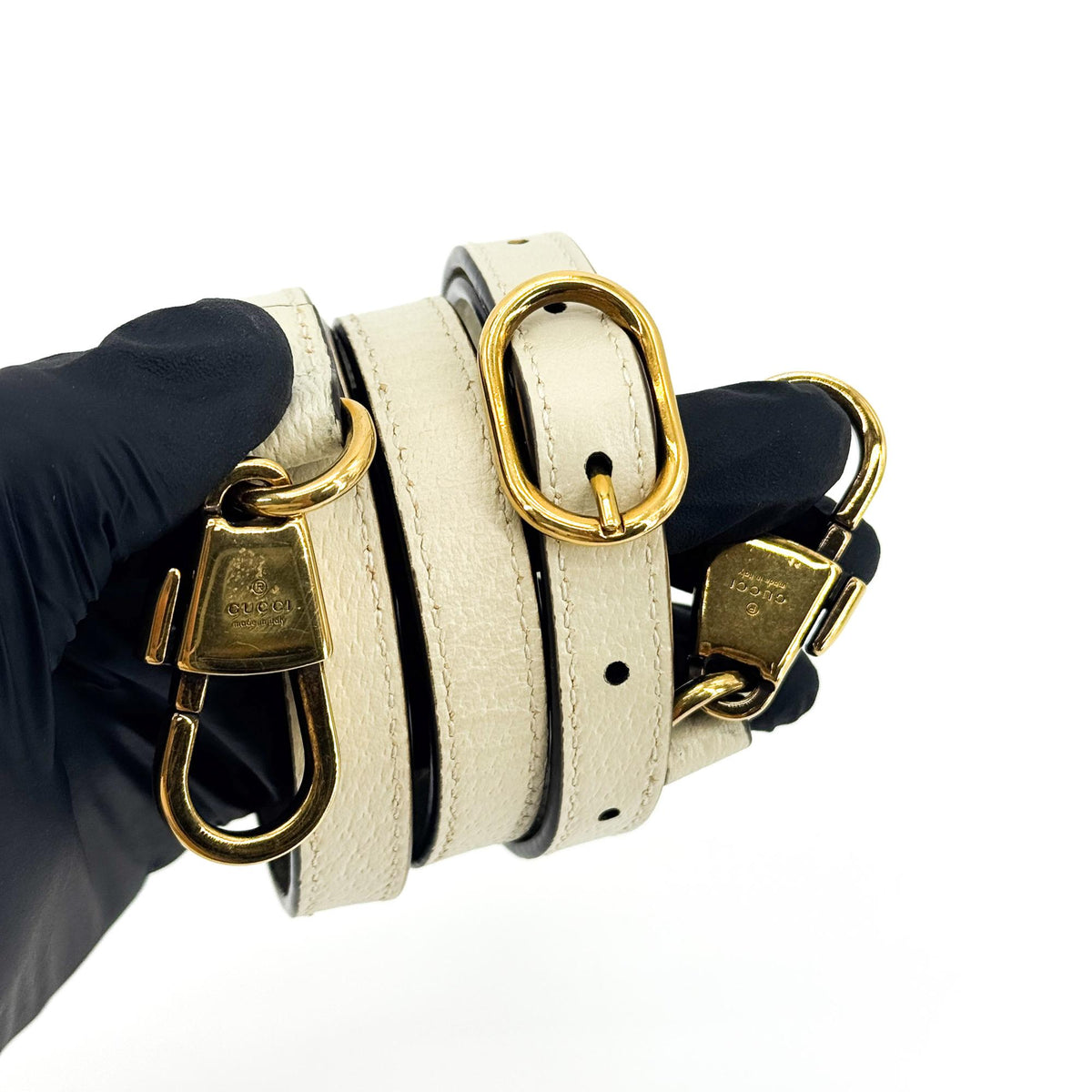 Gucci Diana Small Tote Bag White
