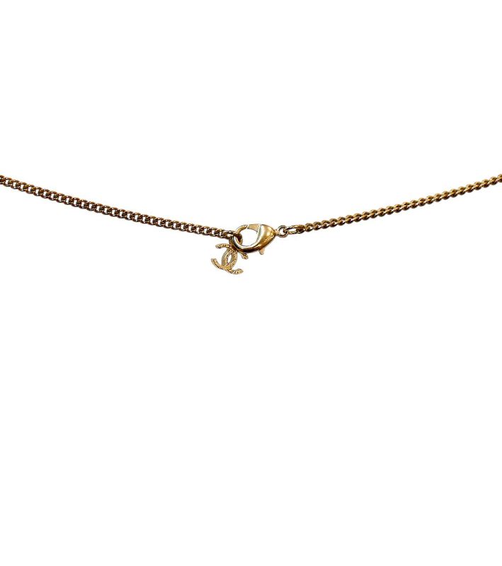 Chanel Rope CC Gold Necklace