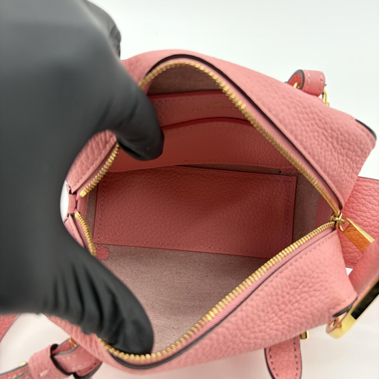 Delvaux Cool Box Nano Torrillon Soft Rose Pink
