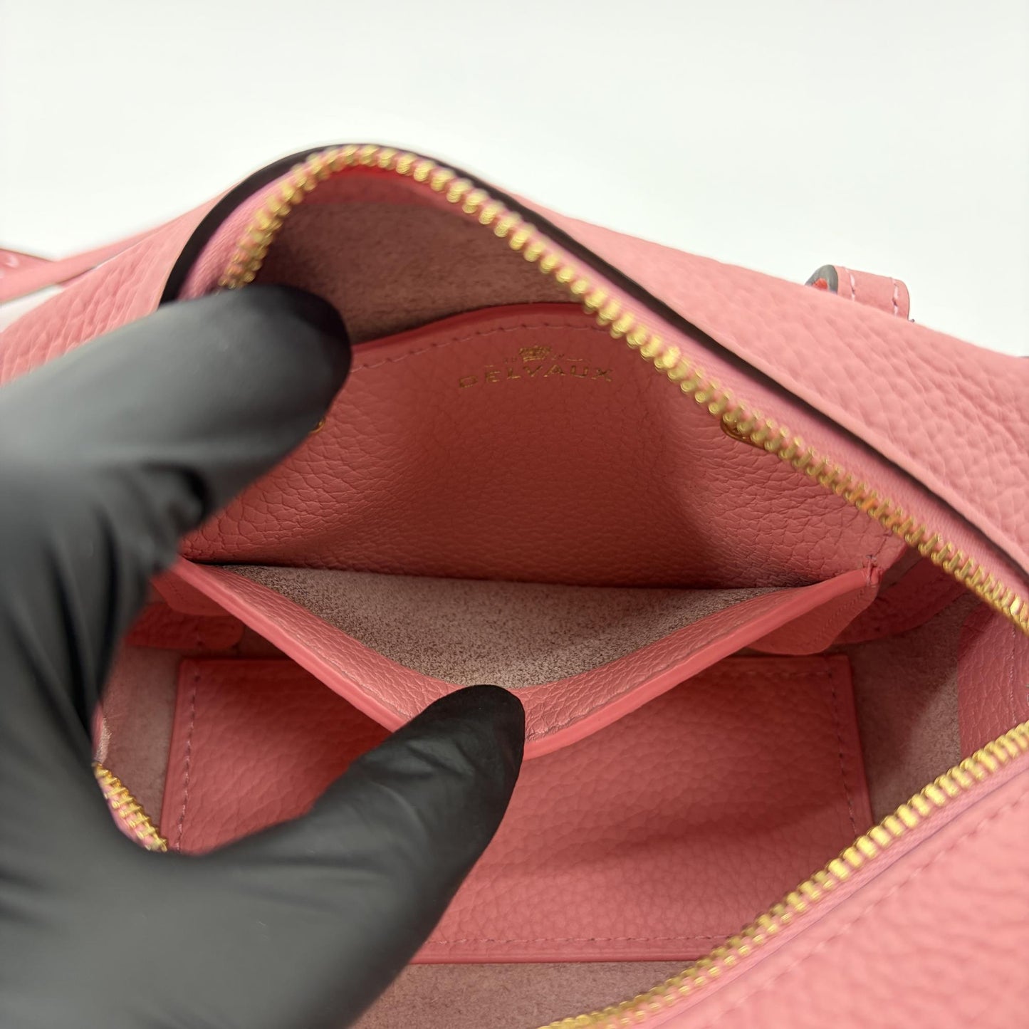 Delvaux Cool Box Nano Torrillon Soft Rose Pink
