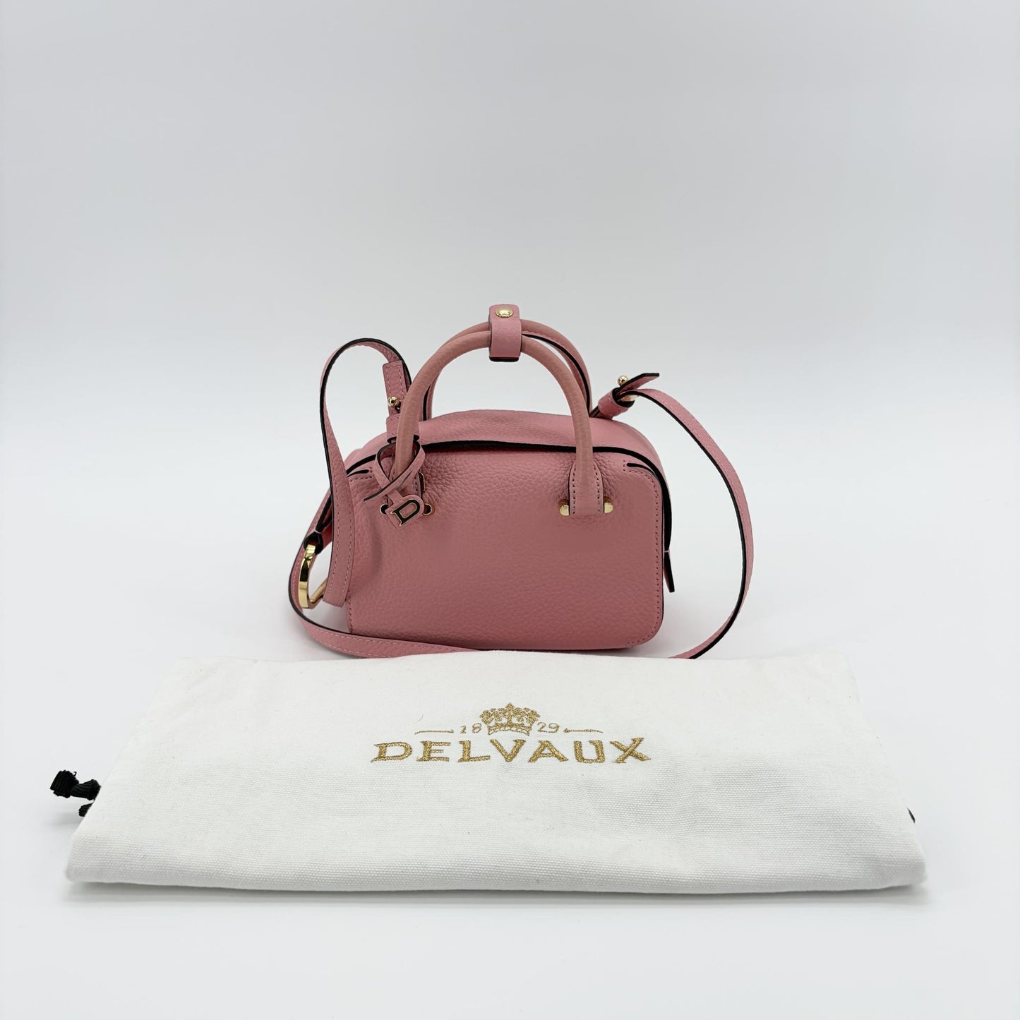 Delvaux Cool Box Nano Torrillon Soft Rose Pink