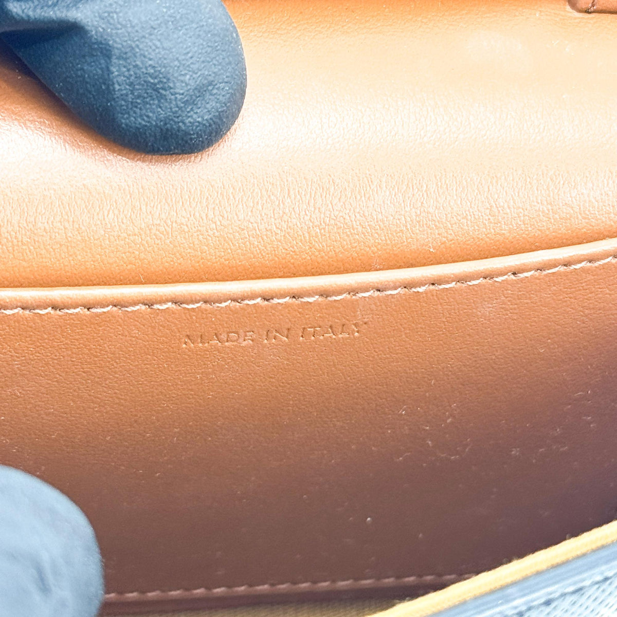 Celine Mini Triomphe Triomphe Canvas Tan