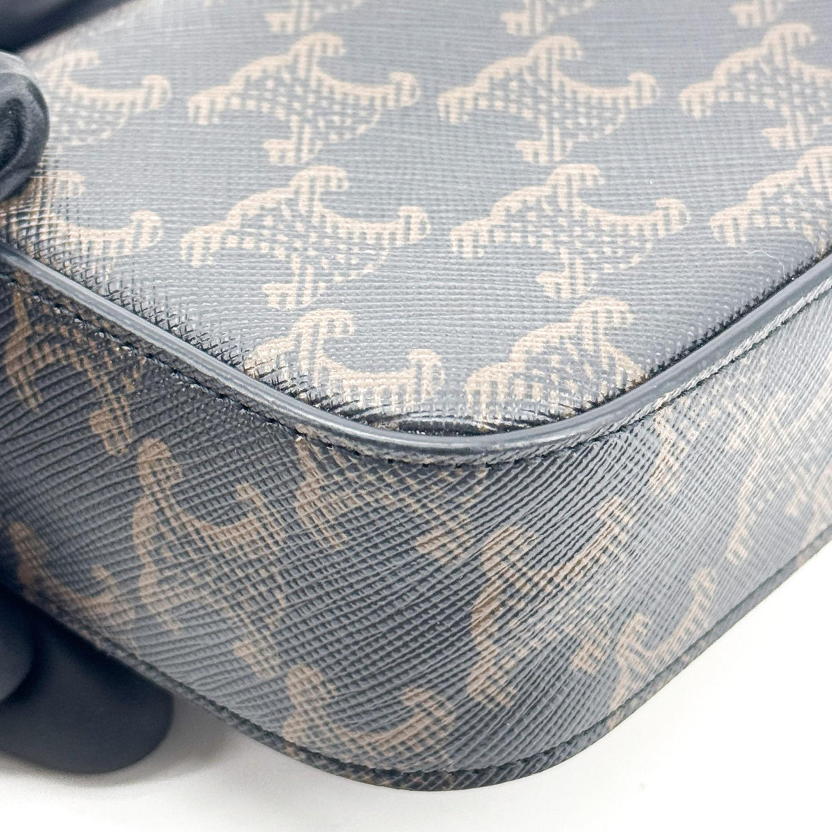Celine Mini Triomphe Triomphe Canvas Tan