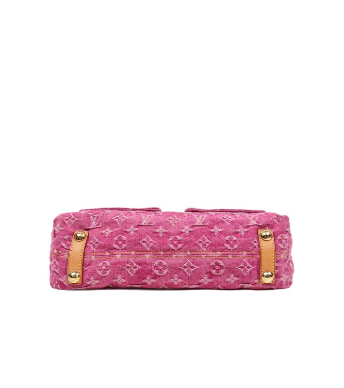 Louis Vuitton Pink Denim Baggy GM