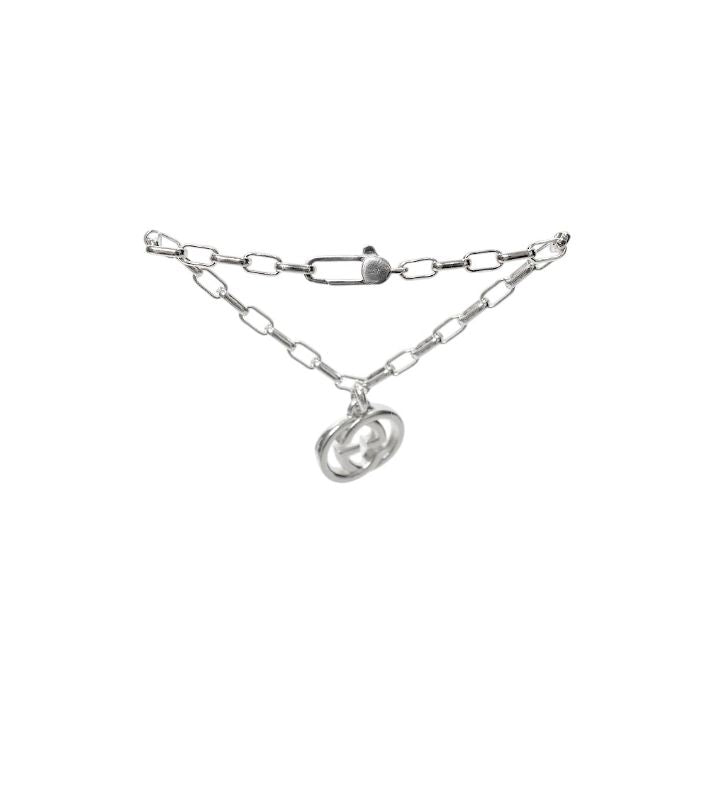 Gucci Interlocking G Silver Bracelet