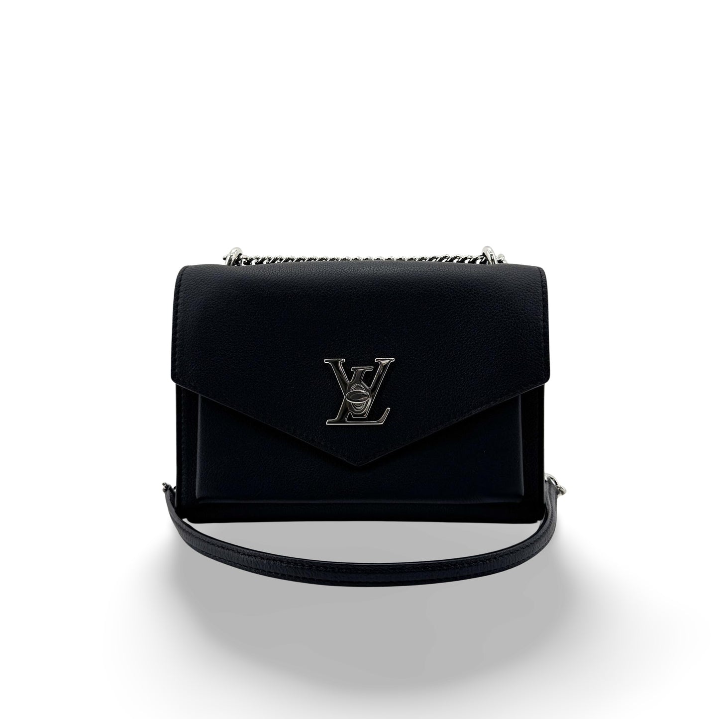 Louis Vuitton MyLockMe BB Black Silver Hardware