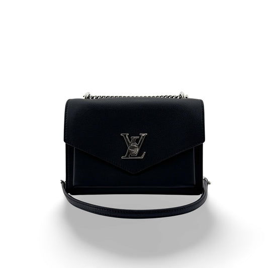 Louis Vuitton MyLockMe BB Black Silver Hardware