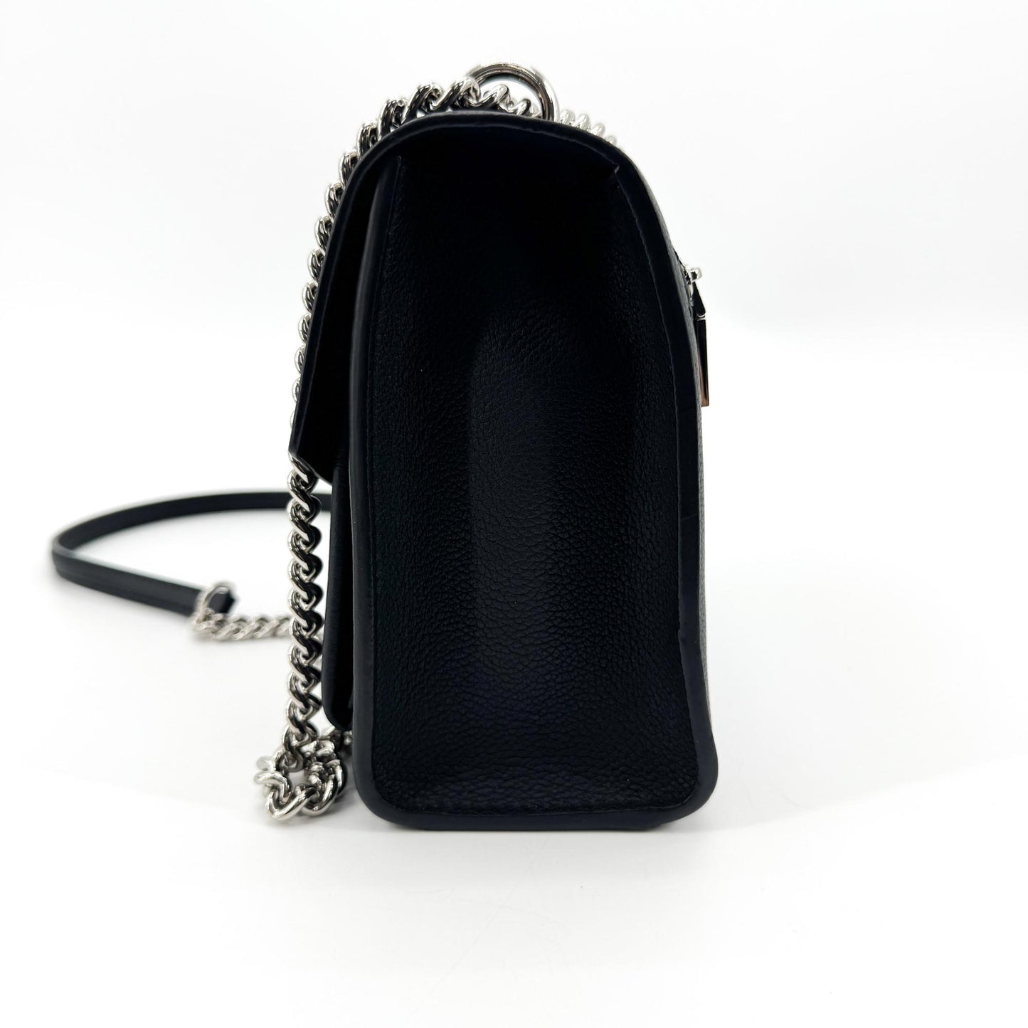Louis Vuitton MyLockMe BB Black Silver Hardware