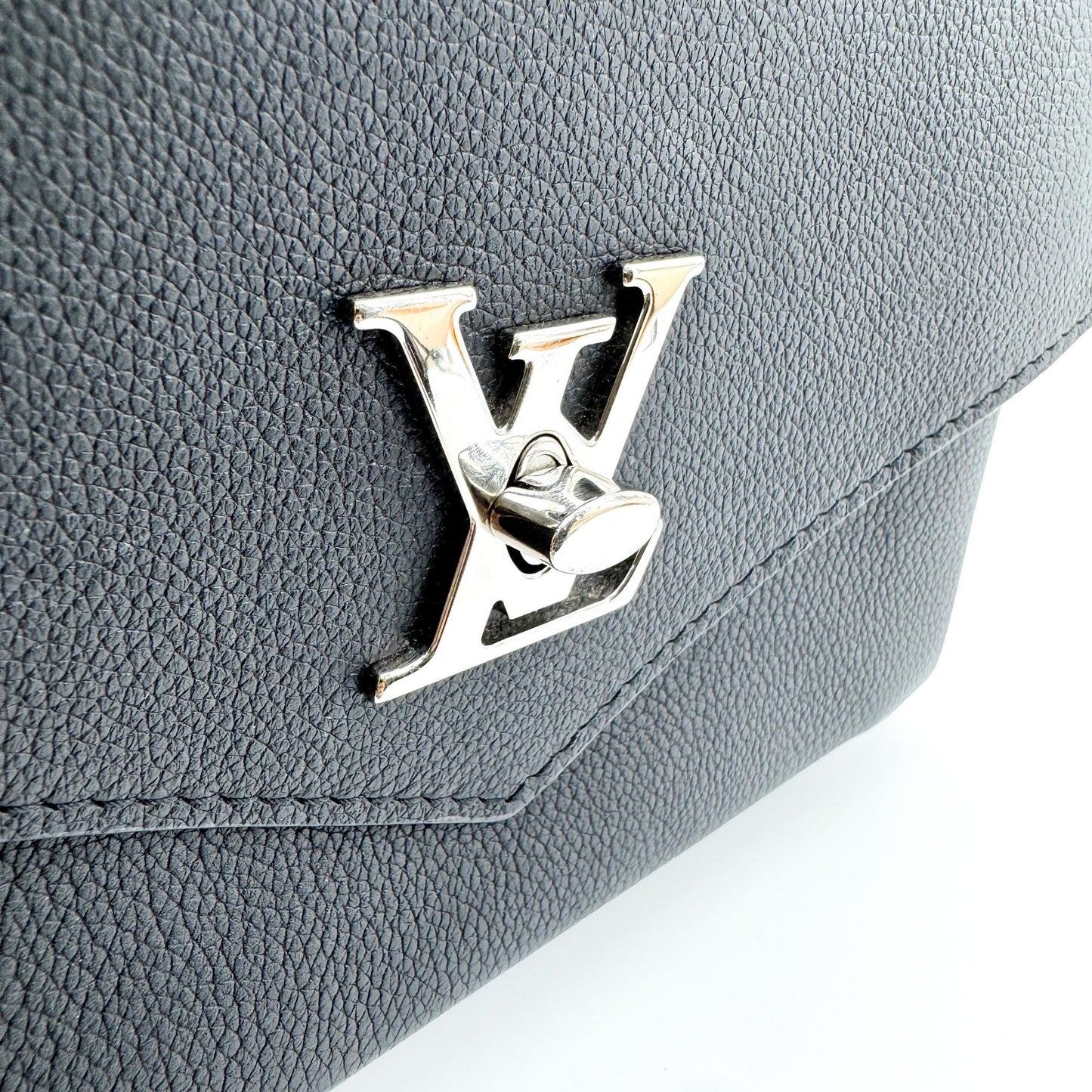 Louis Vuitton MyLockMe BB Black Silver Hardware