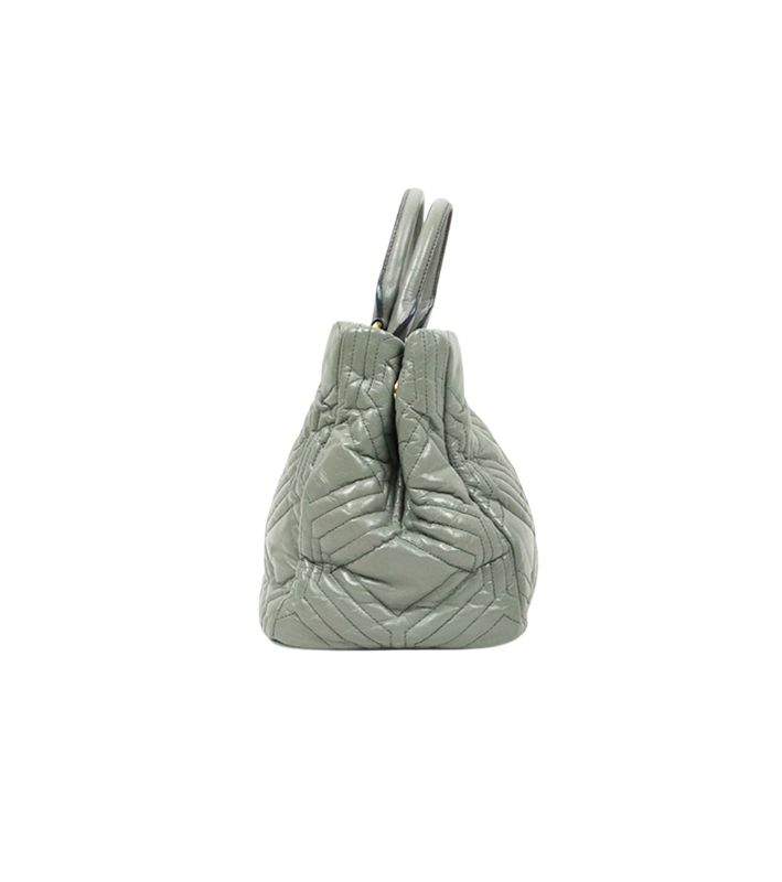 Miu Miu Mint Quilted 2-Way Bag