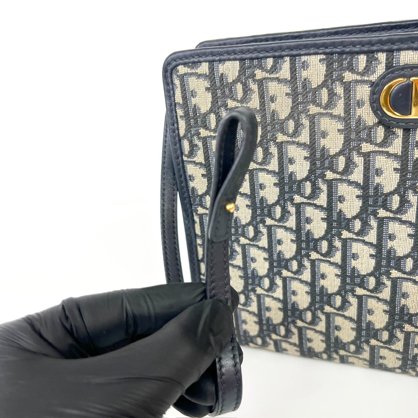 Dior Oblique 30 Montaigne Case Navy