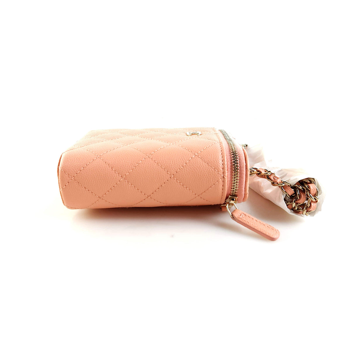 Mini Caviar Cosmetic Vanity Crossbody Bag AP2195