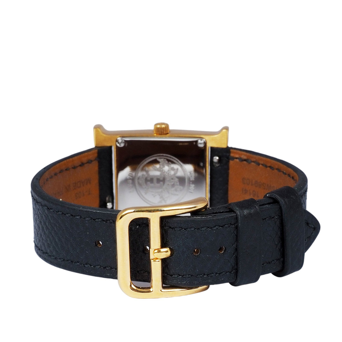 Hermès HH1.201 H-Hour Quartz Leather Band Watch