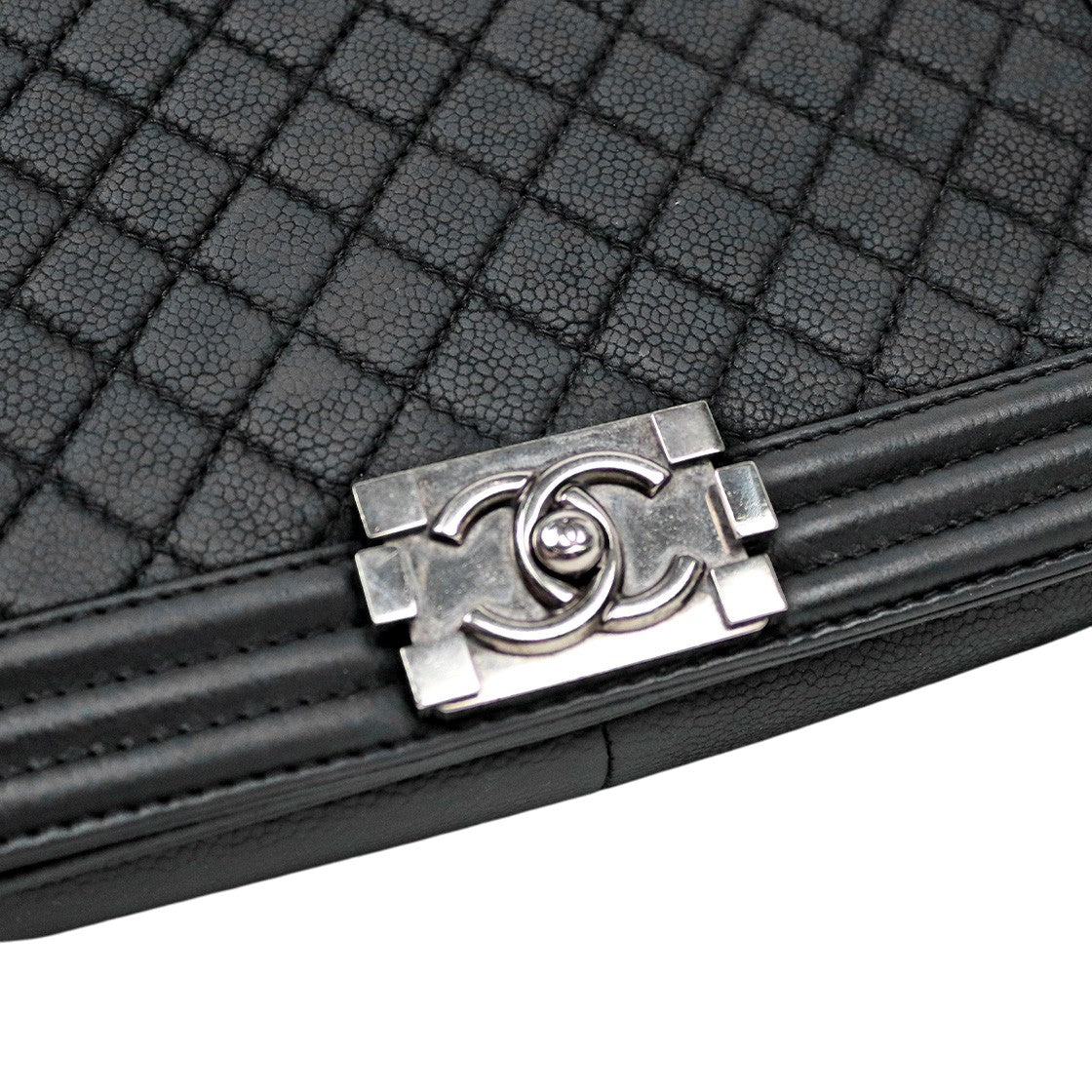 Chanel Black Large Caviar Boy Bag