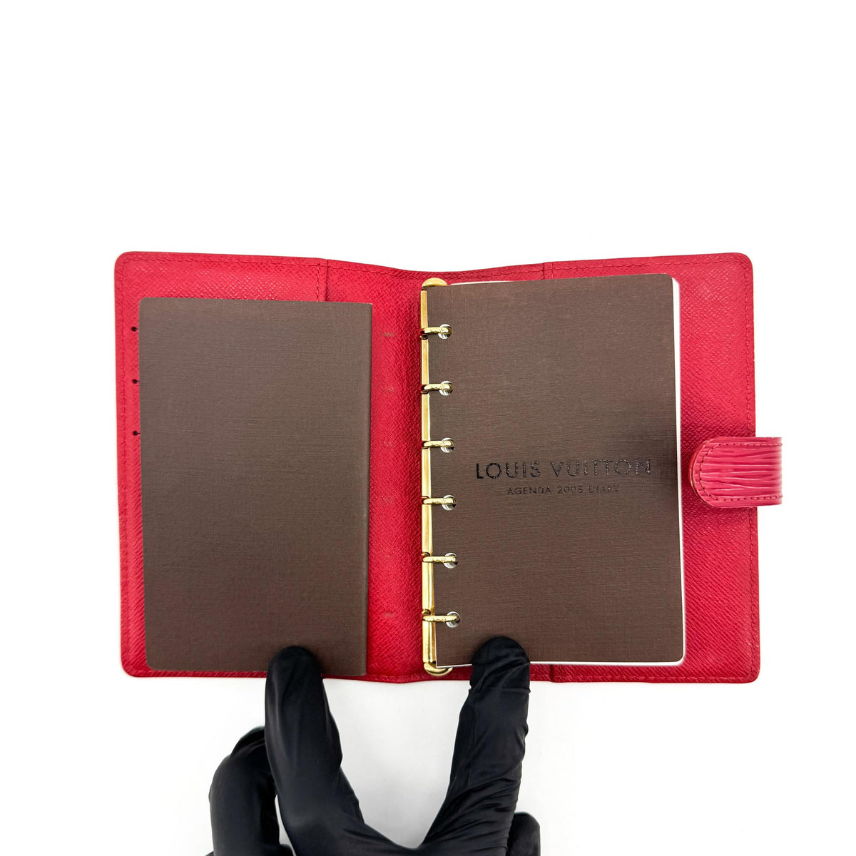 Louis Vuitton Epi Leather Small Ring Agenda Cover Diary