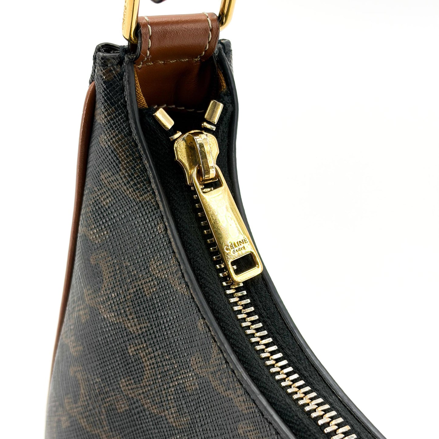 Celine Medium Ava Bag Triomphe Canvas Tan