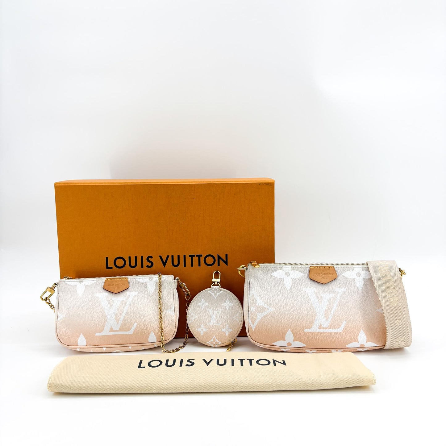 Louis Vuitton By the Full Multi Pochette Accessoires Rose Claire