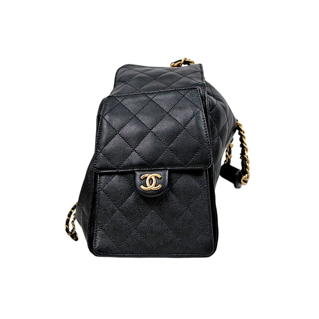 Chanel Black Medium Caviar 25 Bag