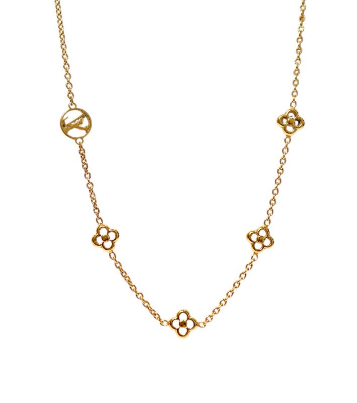 Louis Vuitton LV Flower Gold Necklace
