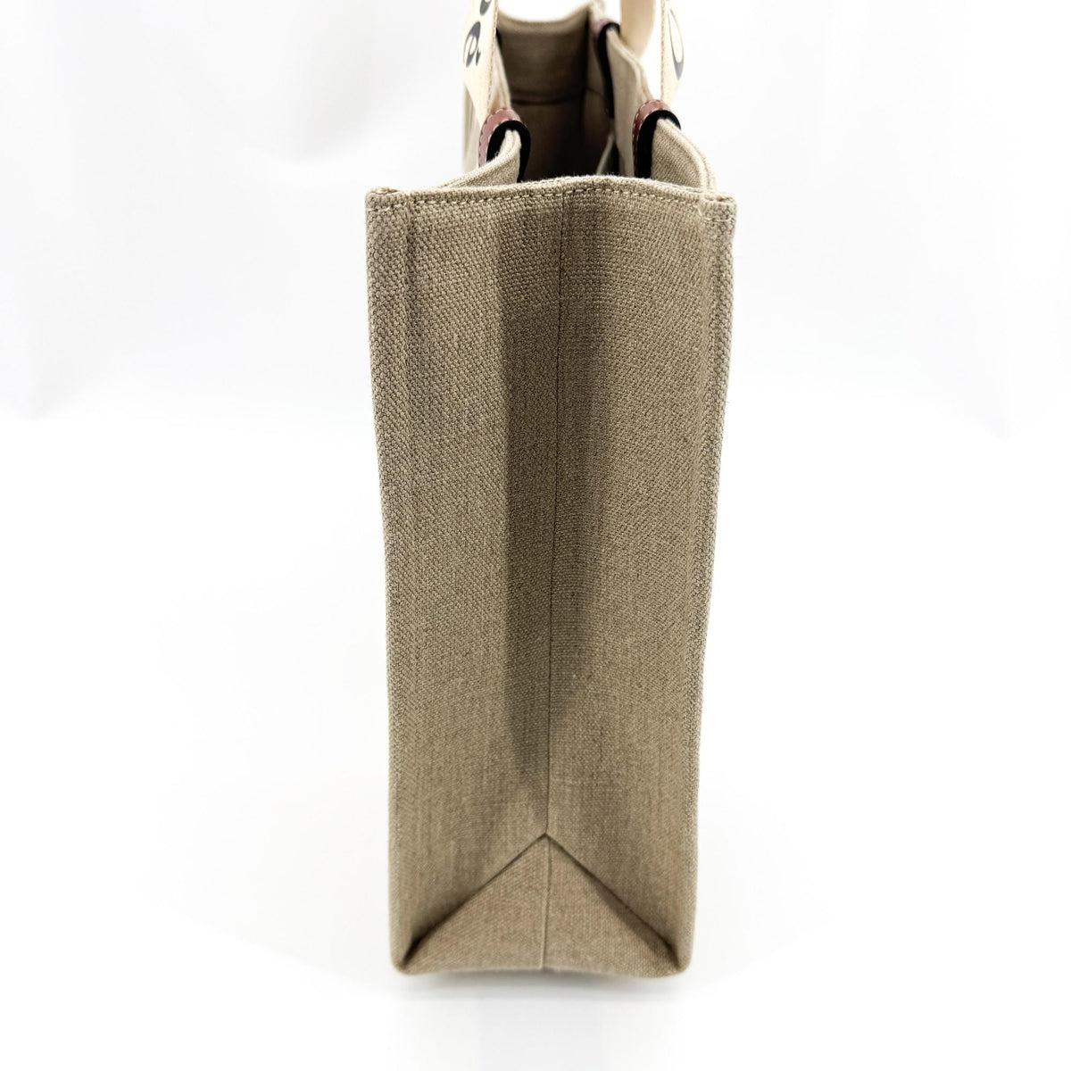 Chloé Woody Medium Tote Bag Beige Brown