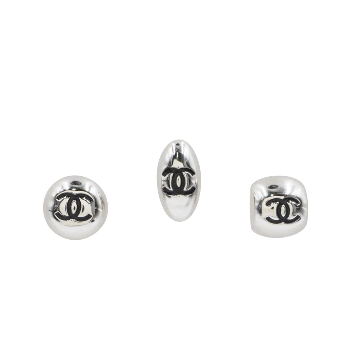 Chanel ABI113 CC Logo 3-Piece Earrings