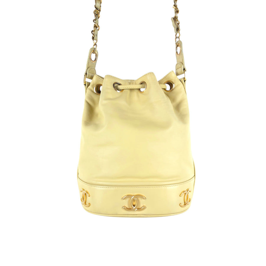 Triple CC Logo Bucket Bag Shoulder Bag