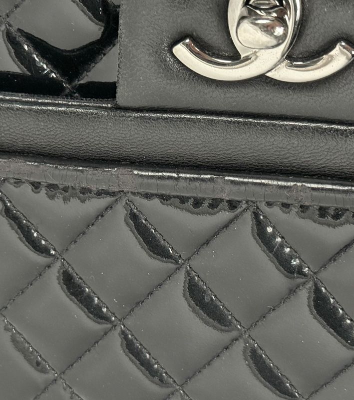 Chanel Black Paillette Chain Shoulder Bag