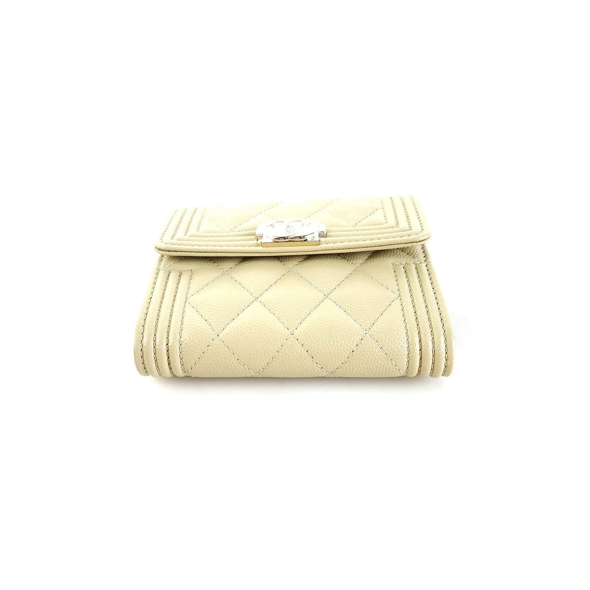 Small Boy Caviar Flap Wallet A80734