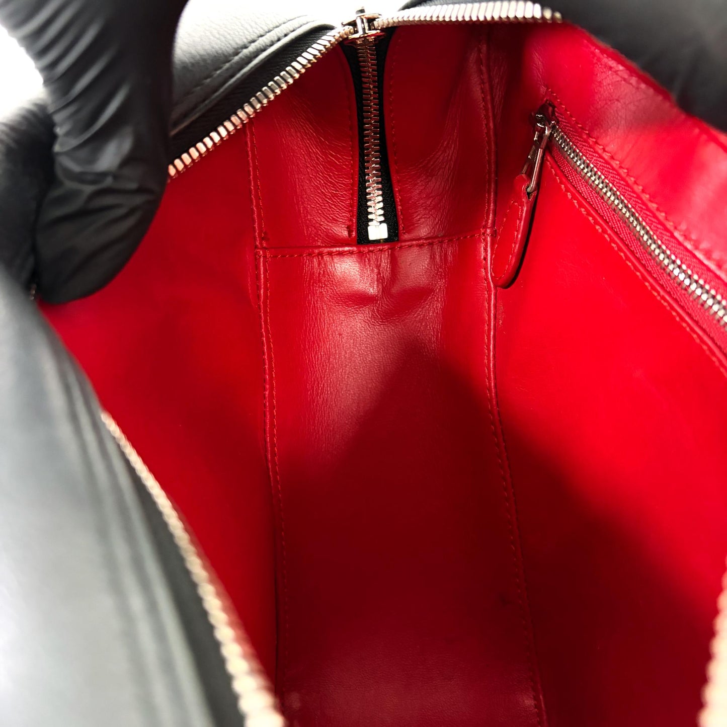 Balenciaga Logo Triangle Small Duffle Bag Black