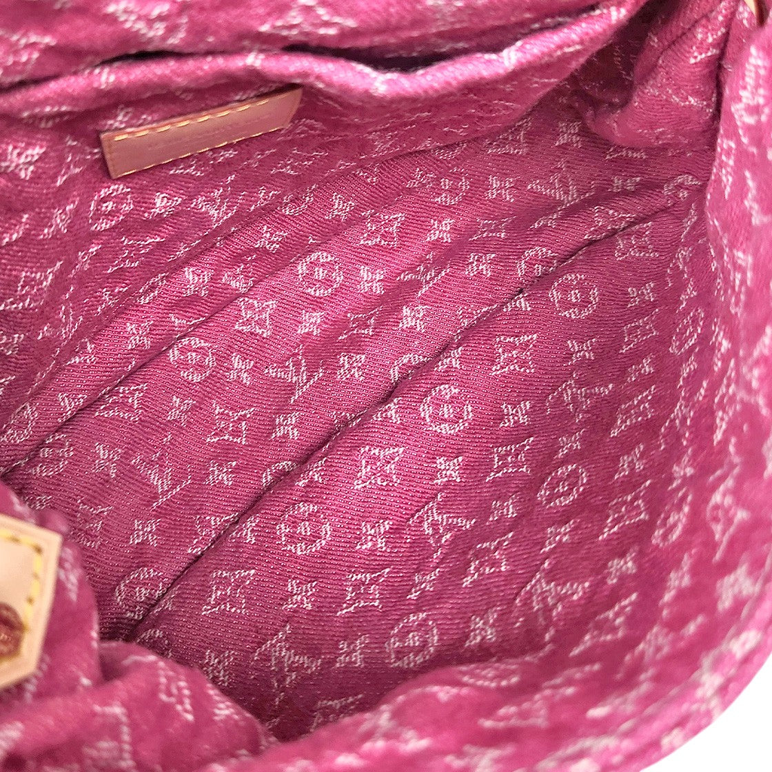 Louis Vuitton Denim Fuchsia Sunset Shoulder Bag