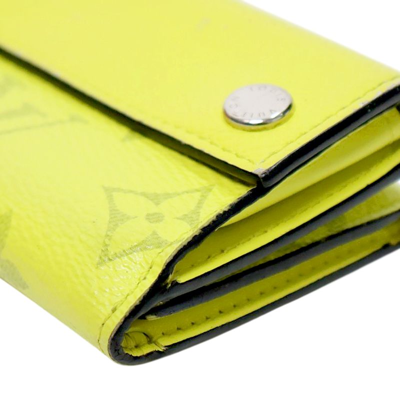 Louis Vuitton Lime Mini Three-Compartment Wallet