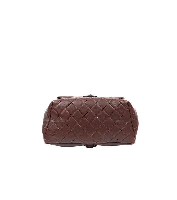 Chanel Burgundy Pocket Backpack