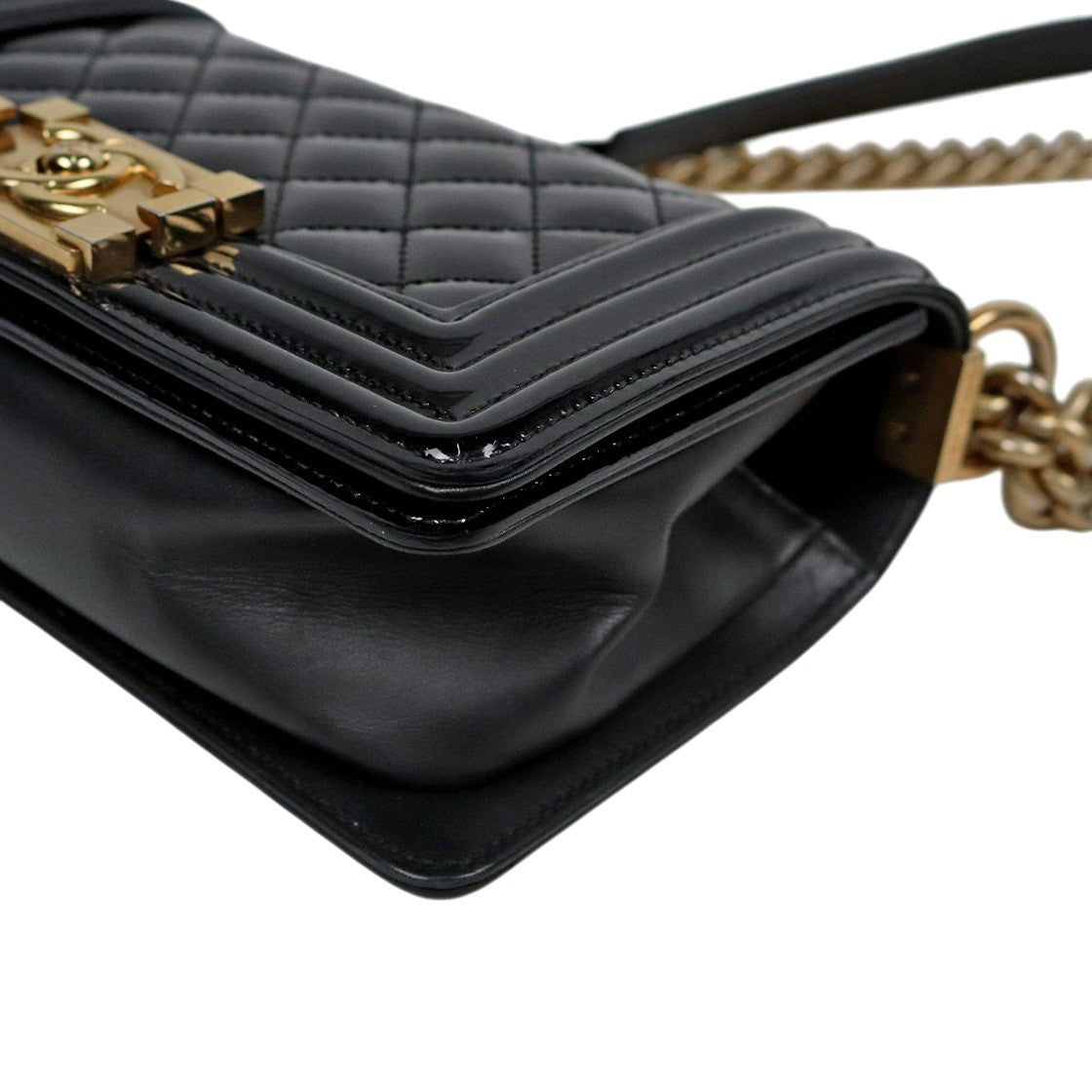 Chanel Black Small Faded Boy Bag