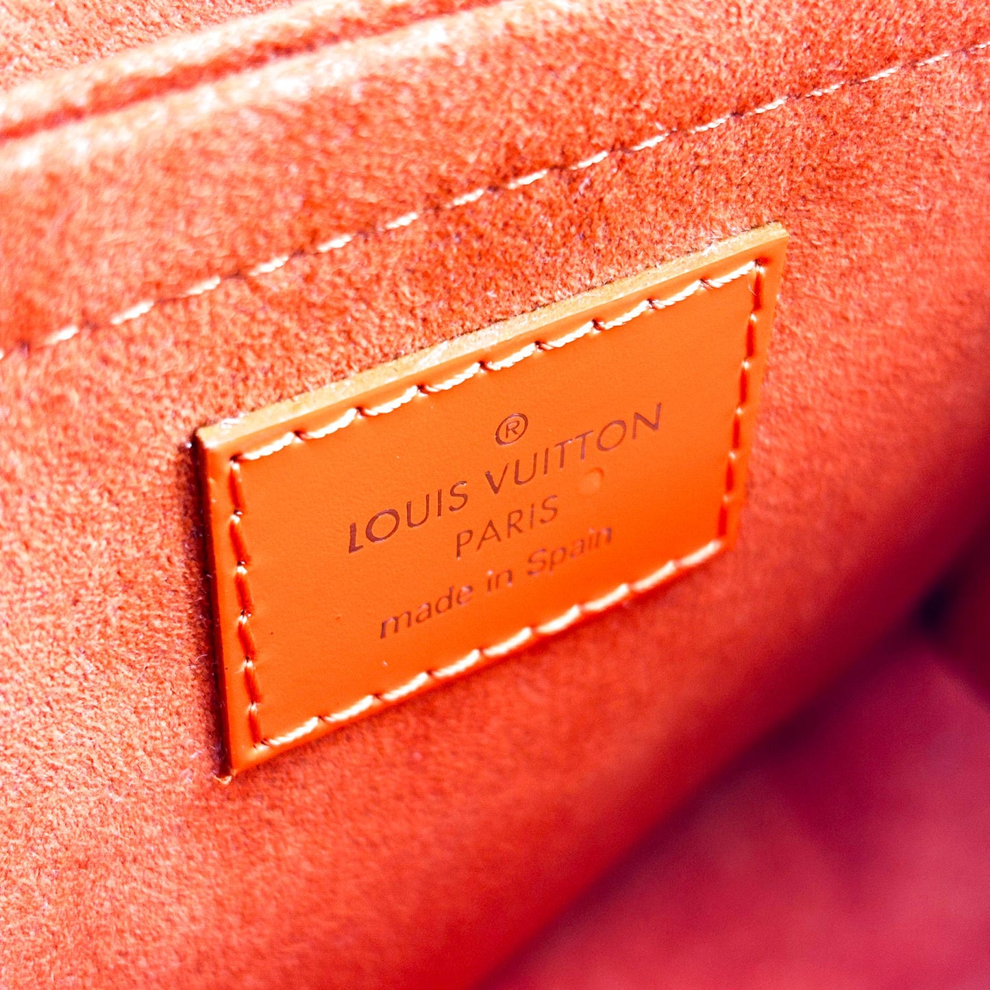 Louis Vuitton Monogram Epi Saint Michel Red