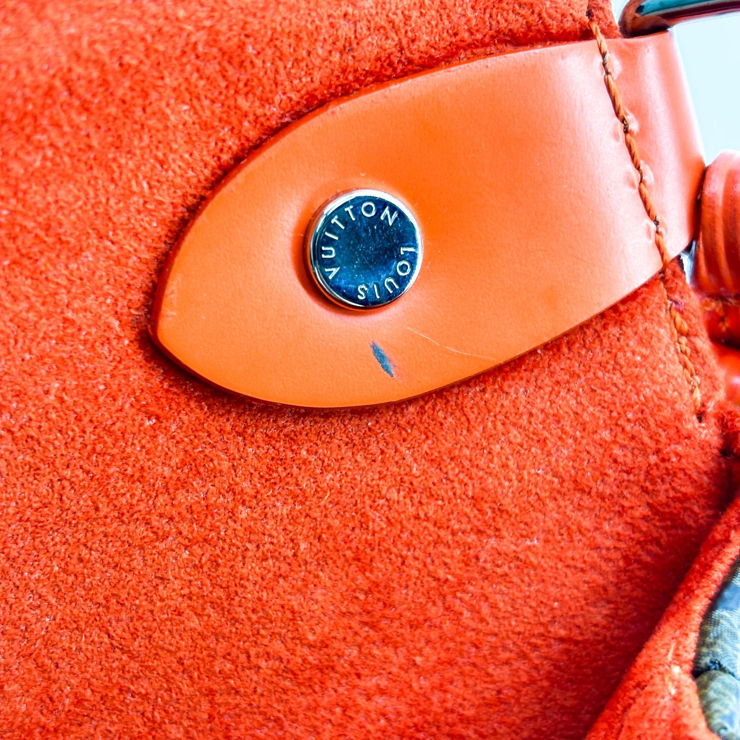 Louis Vuitton Monogram Epi Saint Michel Red