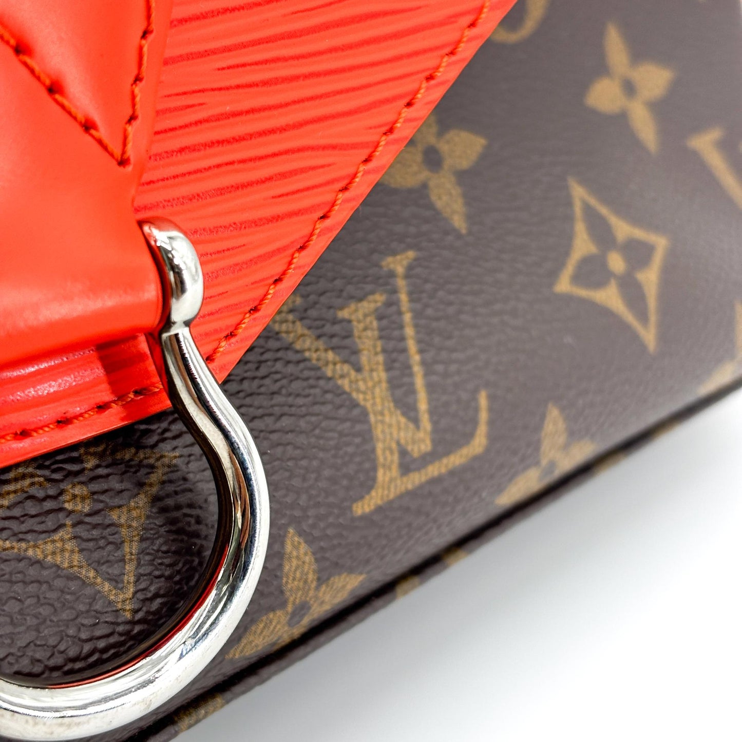 Louis Vuitton Monogram Epi Saint Michel Red