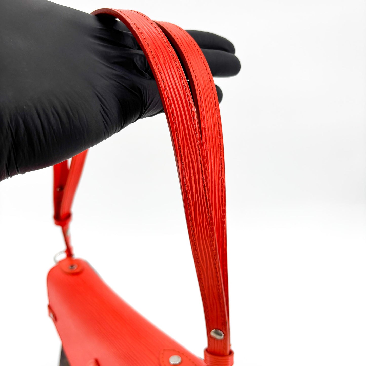 Louis Vuitton Monogram Epi Saint Michel Red