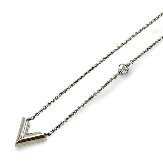 Louis Vuitton Essential V Necklace Silver