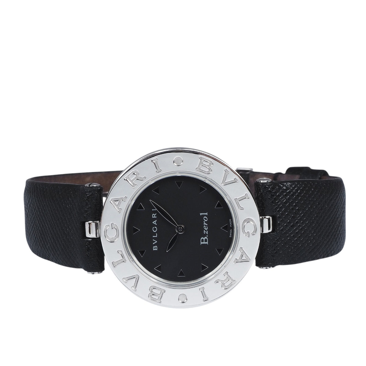 Bulgari BZ30S B.Zero1 Quartz Leather Band Watch