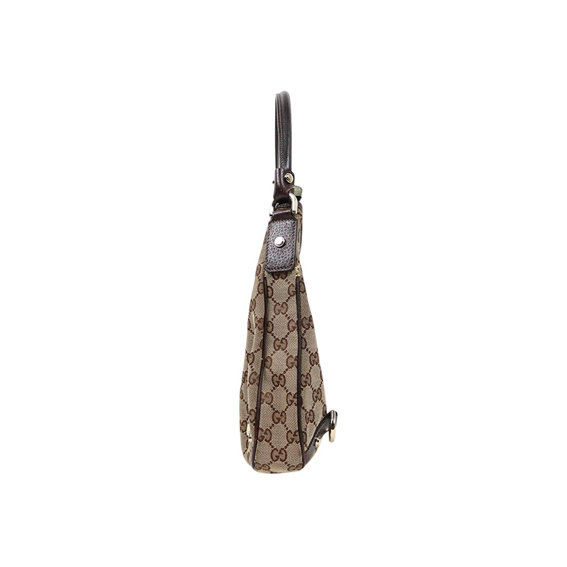 Gucci GG Abby Canvas D-Ring Hobo Bag