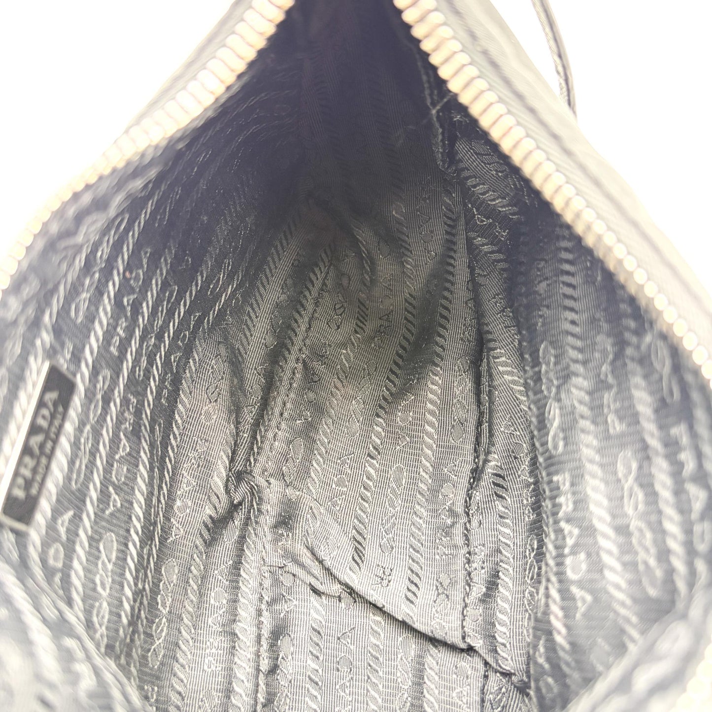Prada Re-edition 2005 Nylon Shoulder Bag Black