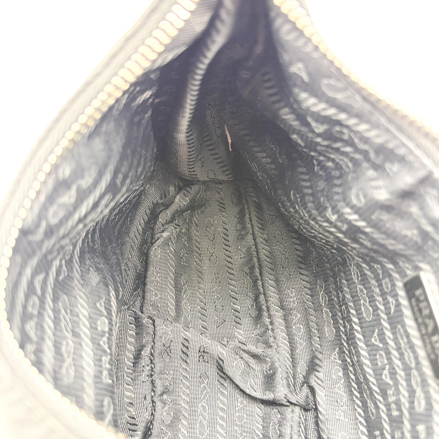 Prada Re-edition 2005 Nylon Shoulder Bag Black